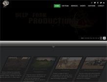 Tablet Screenshot of deepforkproductions.com